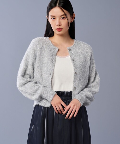 uncrave（アンクレイヴ）の「チュールコンビ タンクトップ（uncrave STANDARD）（Tシャツ/カットソー・レディース・ブラック系/ホワイト系・1/2）」の4枚目の写真