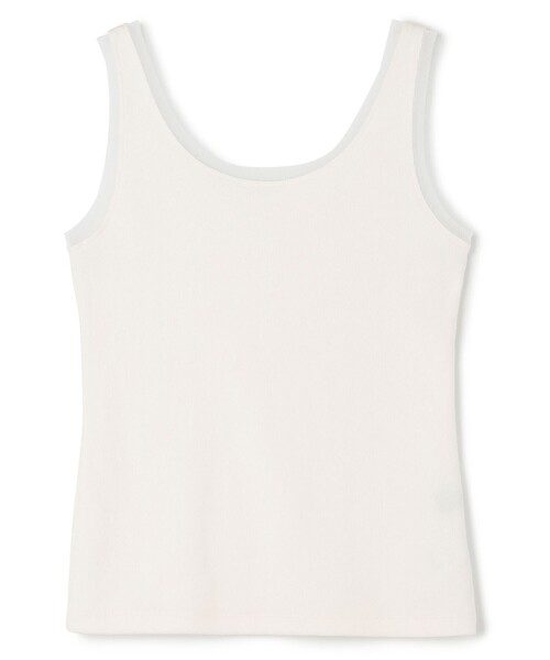 uncrave（アンクレイヴ）の「チュールコンビ タンクトップ（uncrave STANDARD）（Tシャツ/カットソー・レディース・ブラック系/ホワイト系・1/2）」の11枚目の写真