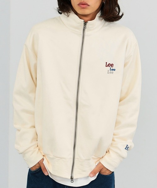 Lee(リー)の「Lee/リー スエードフリース フルジップブルゾン(ブルゾン・メンズ・アイボリー/ブラック/ブラウン・LARGE/MEDIUM/SMALL)」の2枚目の写真