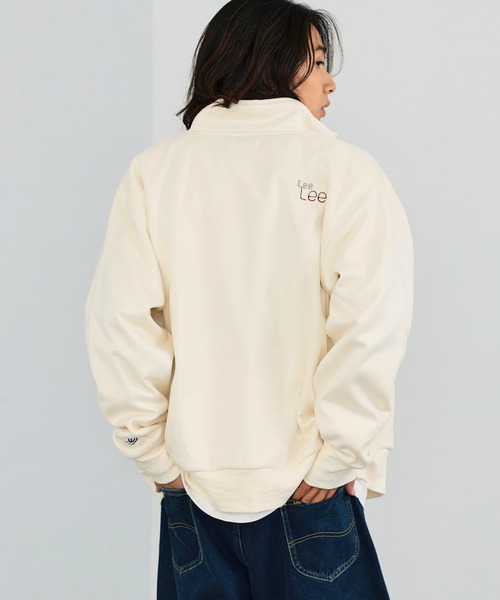 Lee(リー)の「Lee/リー スエードフリース フルジップブルゾン(ブルゾン・メンズ・アイボリー/ブラック/ブラウン・LARGE/MEDIUM/SMALL)」の9枚目の写真