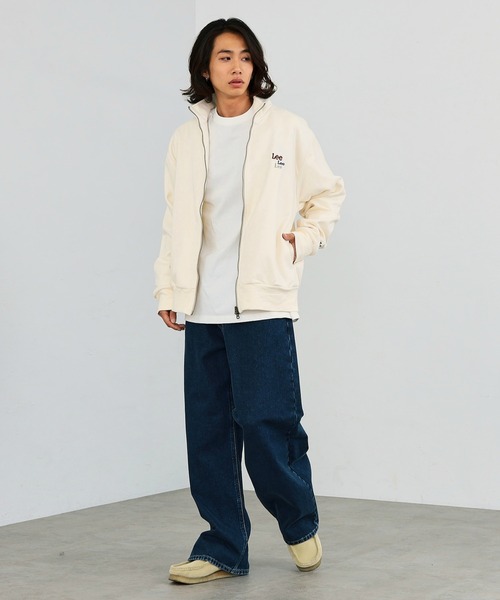 Lee(リー)の「Lee/リー スエードフリース フルジップブルゾン(ブルゾン・メンズ・アイボリー/ブラック/ブラウン・LARGE/MEDIUM/SMALL)」の16枚目の写真