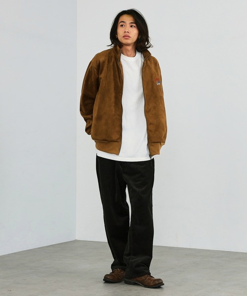 セール】Lee/リー スエードフリース フルジップブルゾン（ブルゾン