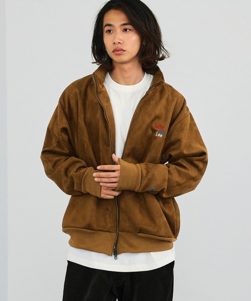 セール】Lee/リー スエードフリース フルジップブルゾン（ブルゾン