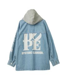 HYSTERIC GLAMOUR | DOPEオーバーサイズ フーデッドデニムブルゾン(ブルゾン)