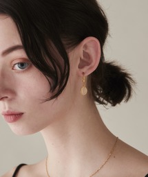 ciite' surgical stainless（シーテサージカルステンレス）の「【 金属アレルギー対応 】 オーバルストーン フックピアス サージカルステンレス   (両耳用)（ピアス（両耳用））」