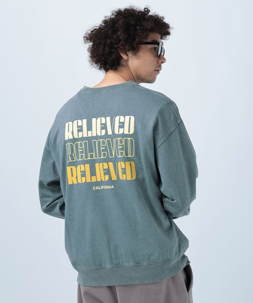 BAYFLOW（ベイフロー）の「SUNSETインレイプルオーバー（Tシャツ/カットソー・メンズ・ピンク/オフホワイト/グリーン/チャコール・MEDIUM/LARGE）」の4枚目の写真