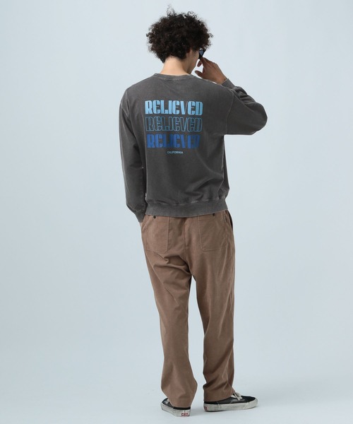 BAYFLOW（ベイフロー）の「SUNSETインレイプルオーバー（Tシャツ/カットソー・メンズ・ピンク/オフホワイト/グリーン/チャコール・MEDIUM/LARGE）」の17枚目の写真