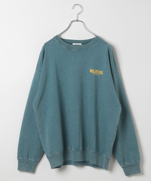 BAYFLOW（ベイフロー）の「SUNSETインレイプルオーバー（Tシャツ/カットソー・メンズ・ピンク/オフホワイト/グリーン/チャコール・MEDIUM/LARGE）」の11枚目の写真