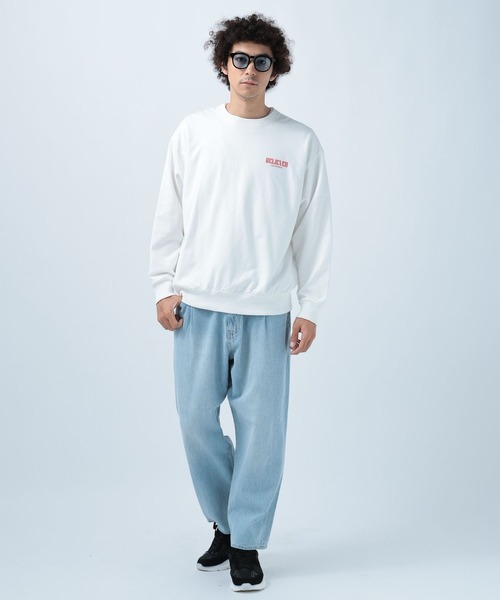 BAYFLOW（ベイフロー）の「SUNSETインレイプルオーバー（Tシャツ/カットソー・メンズ・ピンク/オフホワイト/グリーン/チャコール・MEDIUM/LARGE）」の14枚目の写真