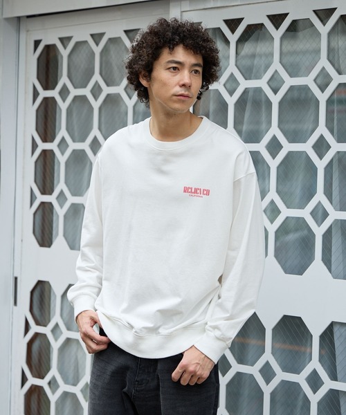 BAYFLOW（ベイフロー）の「SUNSETインレイプルオーバー（Tシャツ/カットソー・メンズ・ピンク/オフホワイト/グリーン/チャコール・MEDIUM/LARGE）」の5枚目の写真