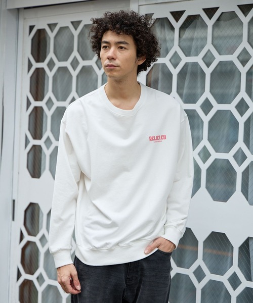 BAYFLOW（ベイフロー）の「SUNSETインレイプルオーバー（Tシャツ/カットソー・メンズ・ピンク/オフホワイト/グリーン/チャコール・MEDIUM/LARGE）」の6枚目の写真