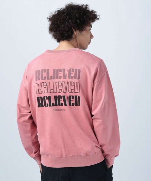 BAYFLOW（ベイフロー）の「SUNSETインレイプルオーバー（Tシャツ/カットソー・メンズ・ピンク/オフホワイト/グリーン/チャコール・MEDIUM/LARGE）」の9枚目の写真