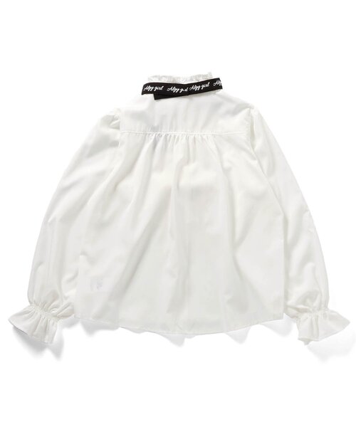 algy（アルジー）の「【セレモニー対応】リボンタイブラウス（シャツ/ブラウス・キッズ・オフホワイト/サックスブルー・SMALL/MEDIUM/X-SMALL/XX-SMALL）」の16枚目の写真