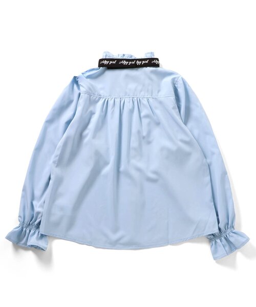 algy（アルジー）の「【セレモニー対応】リボンタイブラウス（シャツ/ブラウス・キッズ・オフホワイト/サックスブルー・SMALL/MEDIUM/X-SMALL/XX-SMALL）」の17枚目の写真