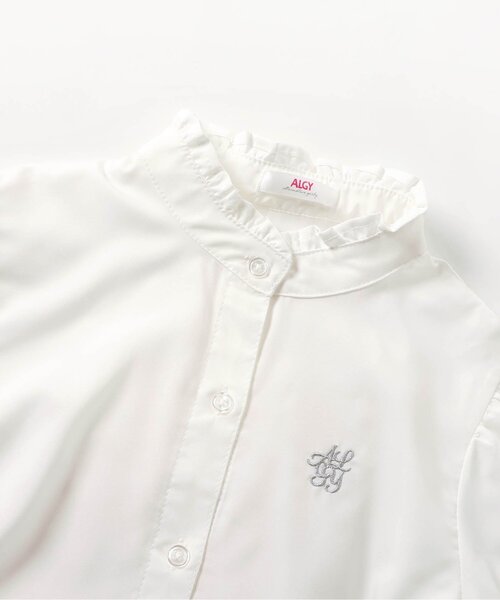 algy（アルジー）の「【セレモニー対応】リボンタイブラウス（シャツ/ブラウス・キッズ・オフホワイト/サックスブルー・SMALL/MEDIUM/X-SMALL/XX-SMALL）」の19枚目の写真