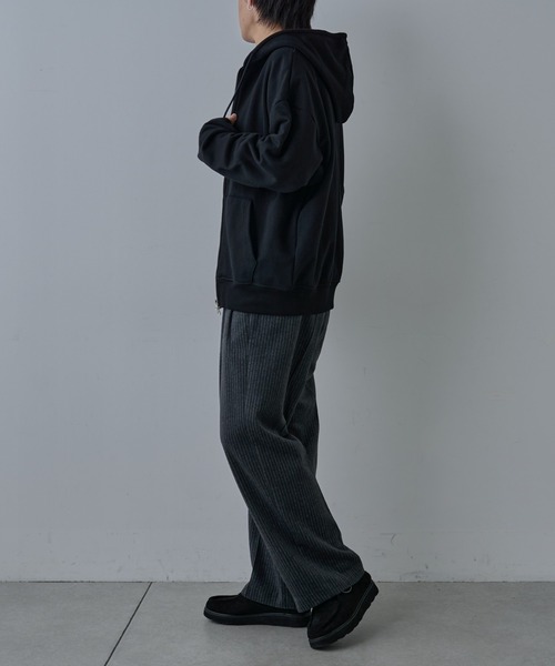 COLONY 2139（コロニートゥーワンスリーナイン）の「シャギーストライプ2タックワイドパンツ（スラックス・メンズ・グレー/ブラック・MEDIUM/LARGE）」の18枚目の写真