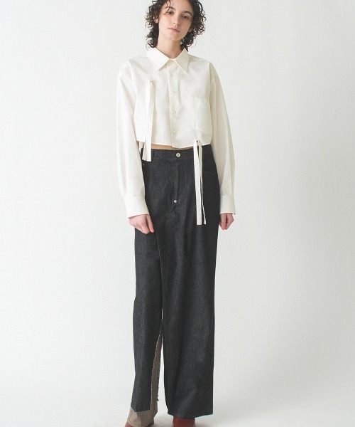 soduk(スドーク)の「【soduk】ribbons shirt(シャツ/ブラウス・レディース・アイボリー/ホワイト・ONE SIZE)」の11枚目の写真