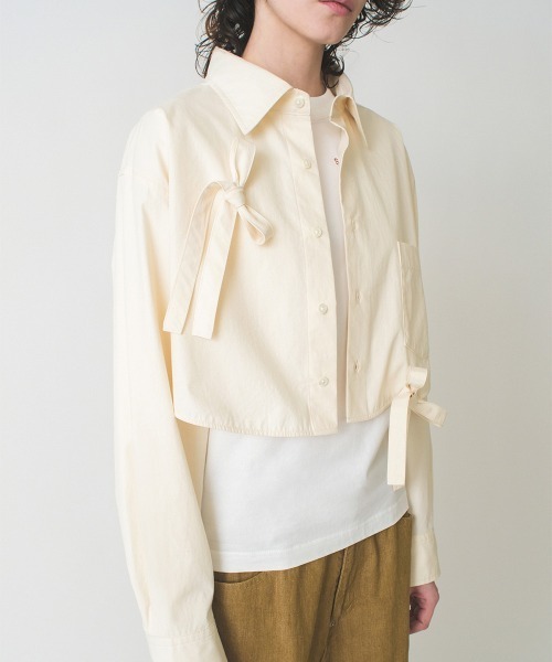 soduk(スドーク)の「【soduk】ribbons shirt(シャツ/ブラウス・レディース・アイボリー/ホワイト・ONE SIZE)」の19枚目の写真