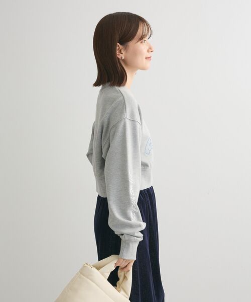 ELENCARE DUE(エレンカーレデュエ)の「・ELENCARE DUE ロゴ刺繍ショートスウェット(スウェット・レディース・ブラック/杢グレー/オフホワイト/チャコールグレー・FREE)」の21枚目の写真