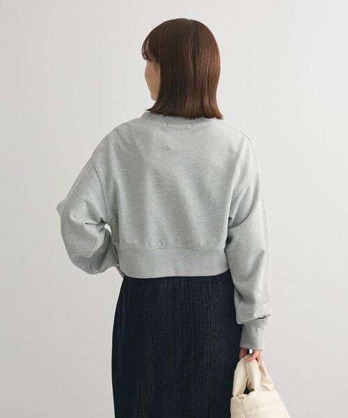 ELENCARE DUE(エレンカーレデュエ)の「・ELENCARE DUE ロゴ刺繍ショートスウェット(スウェット・レディース・ブラック/杢グレー/オフホワイト/チャコールグレー・FREE)」の22枚目の写真