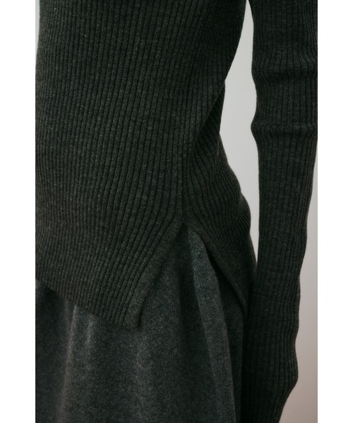 HeRIN.CYE(ヘリンドットサイ)の「Balaclava knit tops バラクラバニットトップス(ニット/セーター・レディース・レッド/ライトイエロー/チャコールグレー・FREE)」の12枚目の写真