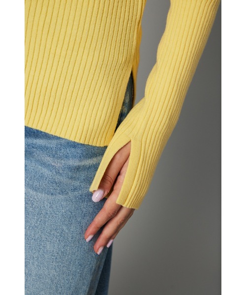 HeRIN.CYE(ヘリンドットサイ)の「Balaclava knit tops バラクラバニットトップス(ニット/セーター・レディース・レッド/ライトイエロー/チャコールグレー・FREE)」の20枚目の写真