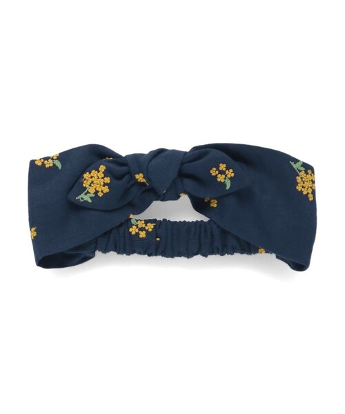 BRANSHES（ブランシェス）の「【おそろい】きんもくせい刺繍ヘアバンド（その他ベビー用品・キッズ・ネイビー/アイボリー・FREE）」の6枚目の写真