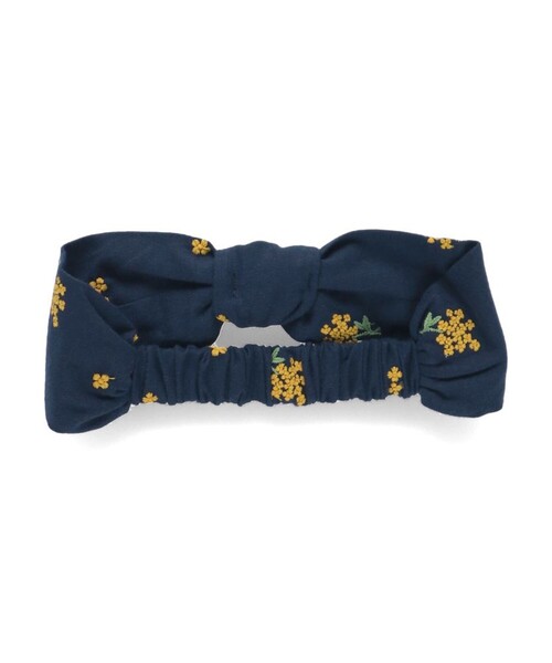 BRANSHES（ブランシェス）の「【おそろい】きんもくせい刺繍ヘアバンド（その他ベビー用品・キッズ・ネイビー/アイボリー・FREE）」の7枚目の写真