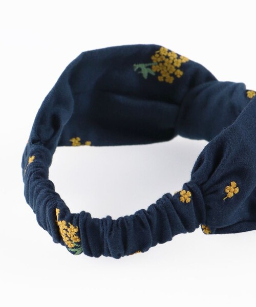 BRANSHES（ブランシェス）の「【おそろい】きんもくせい刺繍ヘアバンド（その他ベビー用品・キッズ・ネイビー/アイボリー・FREE）」の10枚目の写真