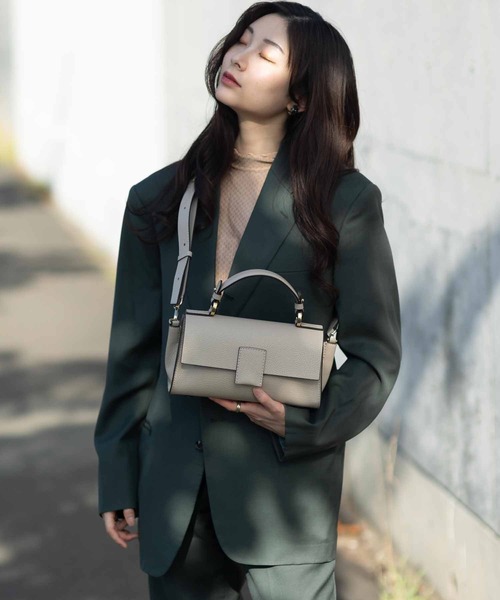 LORISTELLA（ロリステッラ）の「LORISTELLA ロリステッラ ハンドバック Beth 2529（ハンドバッグ・レディース・ホワイト/グレイッシュベージュ/ブラック・FREE）」の3枚目の写真