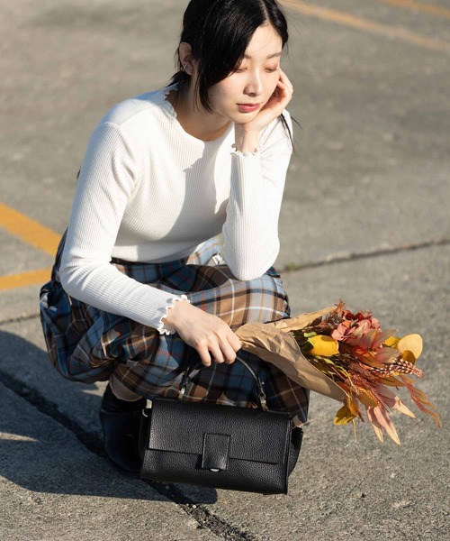 LORISTELLA（ロリステッラ）の「LORISTELLA ロリステッラ ハンドバック Beth 2529（ハンドバッグ・レディース・ホワイト/グレイッシュベージュ/ブラック・FREE）」の2枚目の写真