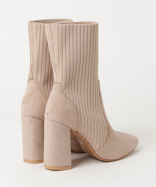 【セール】LIBERTYDOLL リブニットソックス ポインテッドブーツ（ブーツ）｜LibertyDoll（リバティードール）