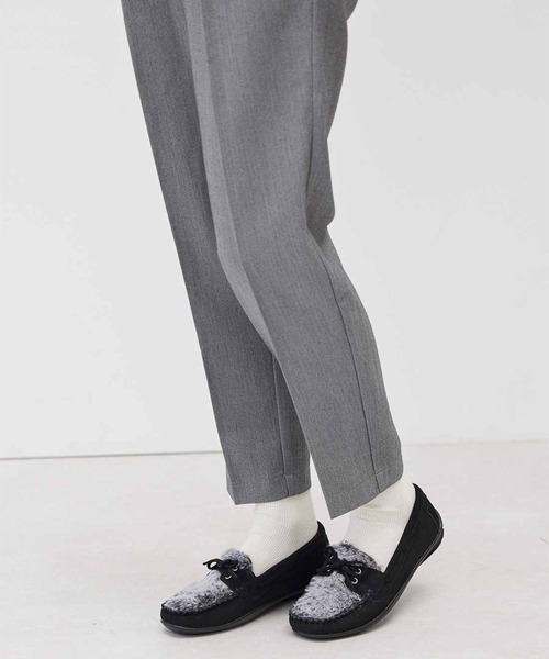 リブ イン コンフォート ふかふか中敷きで歩き心地らくちんな エコファー遣いのモカシンシューズ（モカシン/デッキシューズ）｜Live in comfort（リブインコンフォート）