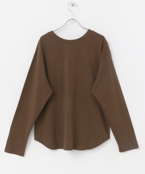 CHIGNON（シニヨン）の「CHIGNON　AURORA ロンT（Tシャツ/カットソー・レディース・ブラウン/ホワイト系その他・FREE）」の6枚目の写真