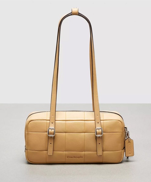 Coachtopia(コーチトピア)の「オルター/エゴ サッチェル バッグ・チェッカーボード スクラップ レザー(ショルダーバッグ・レディース・ブラウン系その他/ブラック系その他/ベージュ系その他/ブラウン系その他2・ONE)」の4枚目の写真