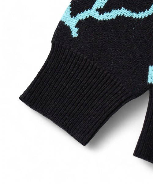 Lightning wide crew neck knit / ライトニング ワイドクルーネックニット unisex（ニット/セーター）｜RE730（アールイーセブンサーティー）