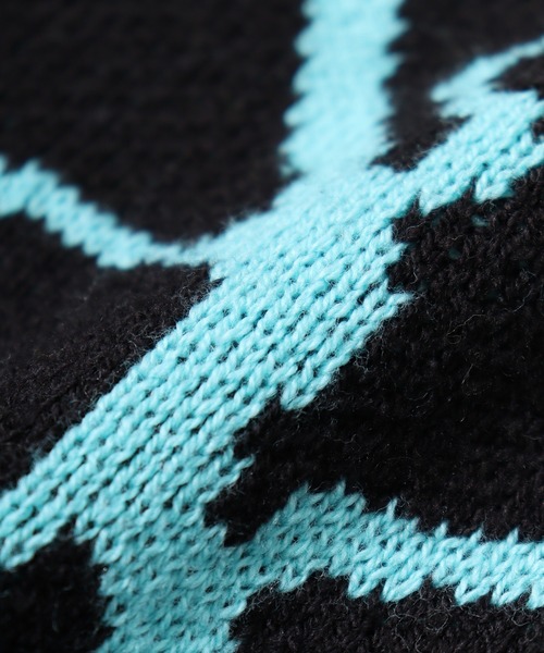 Lightning wide crew neck knit / ライトニング ワイドクルーネックニット unisex（ニット/セーター）｜RE730（アールイーセブンサーティー）