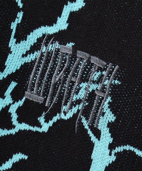 Lightning wide crew neck knit / ライトニング ワイドクルーネックニット unisex（ニット/セーター）｜RE730（アールイーセブンサーティー）