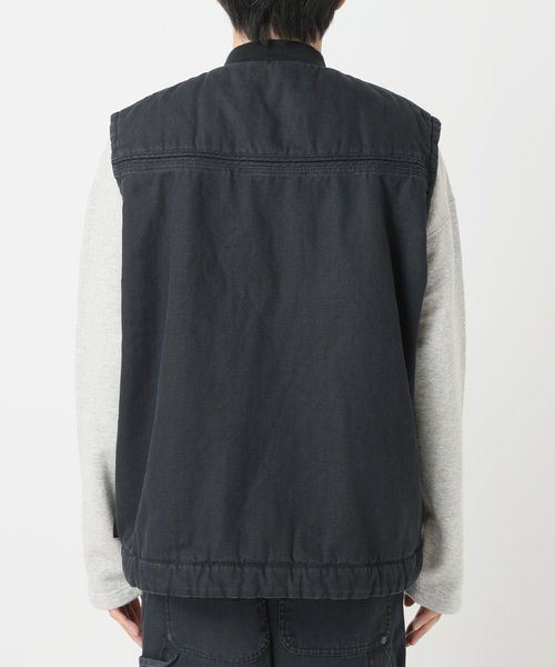 Dickies ✖️ジャーナルスタンダードレリューム　ダックベスト　ブラック Dickies ベスト ジレ 「DICKIES / ディッキーズ」INSULATED