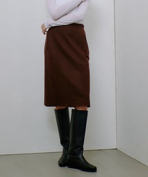 allureville | ハードメルトンスムースミディスカート(スカート)