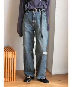 ワンティースプーン　BARREL MID WAIST DENIM JEAN OneTeaSpoon/ワンティースプーン】BARREL MID WAIST DENIM JEAN
