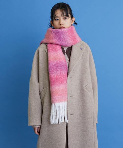 FRAPBOIS（フラボア）の「チェスコクーン コート（チェスターコート・レディース・チャコールグレー/ベージュ・1/2）」の20枚目の写真