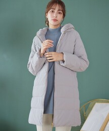 ダウンジャケット/コート（グレー/灰色系・フェイクファー