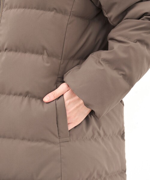 フード裏エコファーダウンコート（ダウンジャケット/コート