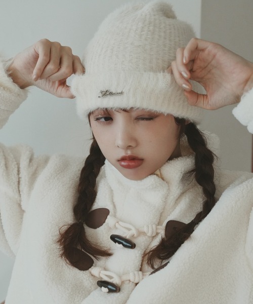 シャギーニット帽（ニットキャップ/ビーニー）｜Lallana（ララーナ）の