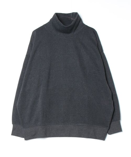 FUNALIVE(ファンアライブ)の「Fleece lining dolman sleeve sweatshirt / 裏起毛 ドルマンスリーブトレーナー unisex(スウェット・メンズ・杢グレー/ベージュ系1/チャコールアッシュ/グレイッシュベージュ/ブラック/ブラック系1/グレー系1/チャコール/ベージュ系2/グレー系2/ヘザーチャコール/ブラック系2・M/XL/L)」の7枚目の写真