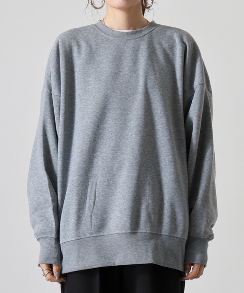 FUNALIVE(ファンアライブ)の「Fleece lining dolman sleeve sweatshirt / 裏起毛 ドルマンスリーブトレーナー unisex(スウェット・メンズ・杢グレー/ベージュ系1/チャコールアッシュ/グレイッシュベージュ/ブラック/ブラック系1/グレー系1/チャコール/ベージュ系2/グレー系2/ヘザーチャコール/ブラック系2・M/XL/L)」の15枚目の写真