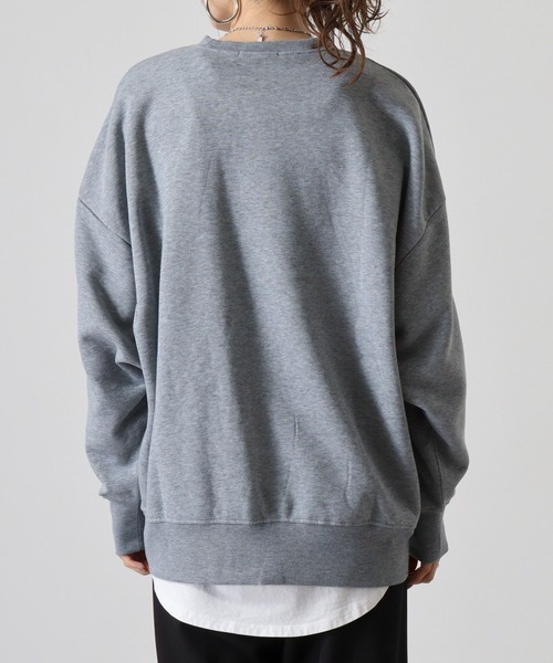 FUNALIVE(ファンアライブ)の「Fleece lining dolman sleeve sweatshirt / 裏起毛 ドルマンスリーブトレーナー unisex(スウェット・メンズ・杢グレー/ベージュ系1/チャコールアッシュ/グレイッシュベージュ/ブラック/ブラック系1/グレー系1/チャコール/ベージュ系2/グレー系2/ヘザーチャコール/ブラック系2・M/XL/L)」の17枚目の写真