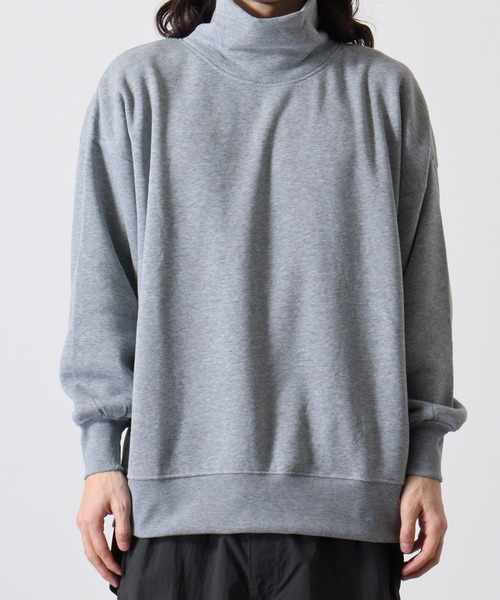 FUNALIVE(ファンアライブ)の「Fleece lining dolman sleeve sweatshirt / 裏起毛 ドルマンスリーブトレーナー unisex(スウェット・メンズ・杢グレー/ベージュ系1/チャコールアッシュ/グレイッシュベージュ/ブラック/ブラック系1/グレー系1/チャコール/ベージュ系2/グレー系2/ヘザーチャコール/ブラック系2・M/XL/L)」の22枚目の写真