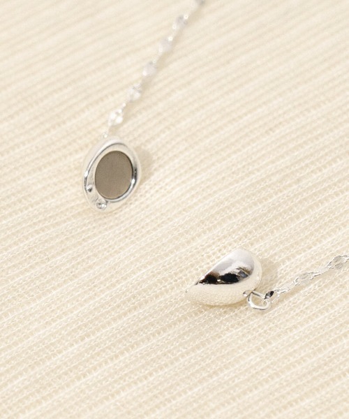 flower(フラワー)の「トゥインクルハートチェーンネックレス(ネックレス・レディース・シルバー・FREE)」の2枚目の写真